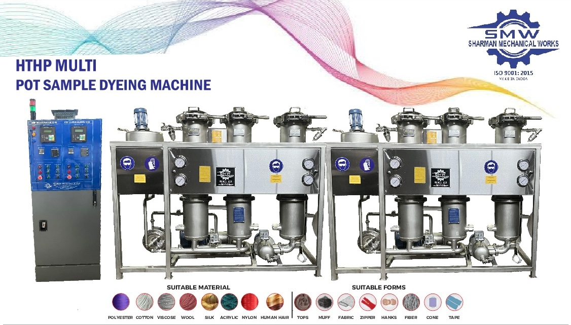 HTHP Multipot Sampling Dyeing Machine
